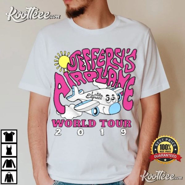 Jeffery’s Airplane Lolita Express World Tour 2019 T-Shirt