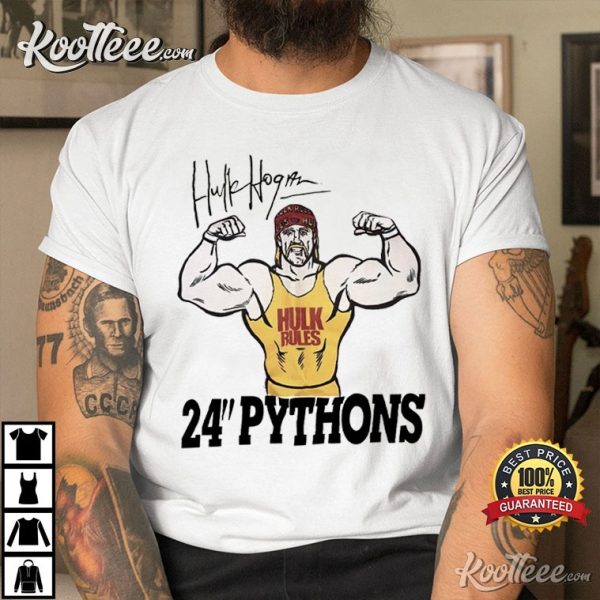 Hulk Hogan Hulk Rules 24 Pythons T-Shirt