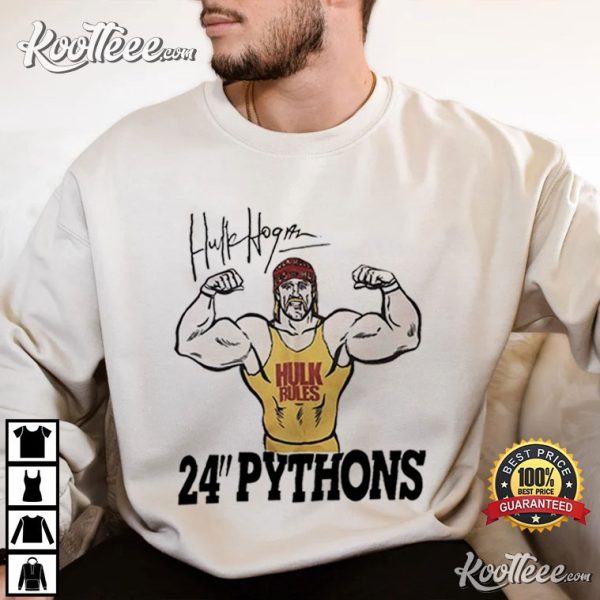 Hulk Hogan Hulk Rules 24 Pythons T-Shirt