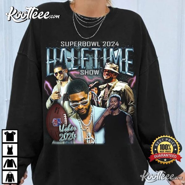 Usher Super Bowl 2024 Halftime Show T-Shirt