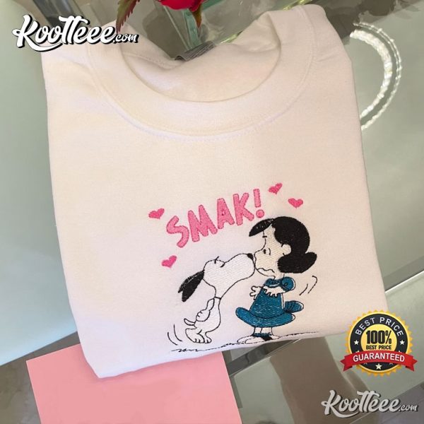Snoopy Valentine’s Day Embroidered Sweatshirt