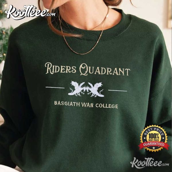 Fourth Wing Riders Quadrant Embroidered Sweatshirt