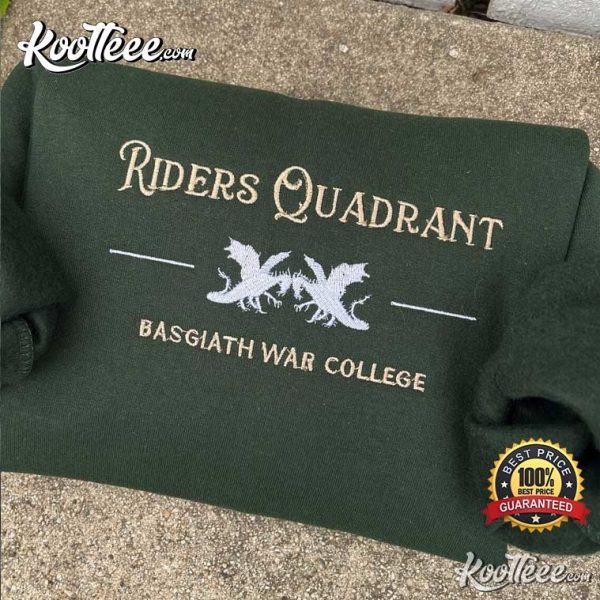 Fourth Wing Riders Quadrant Embroidered Sweatshirt