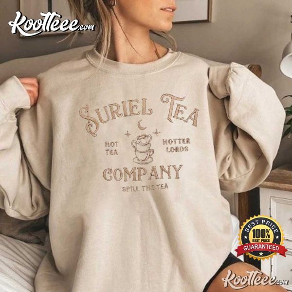 Suriel Tea Company Acotar Embroidered Sweatshirt