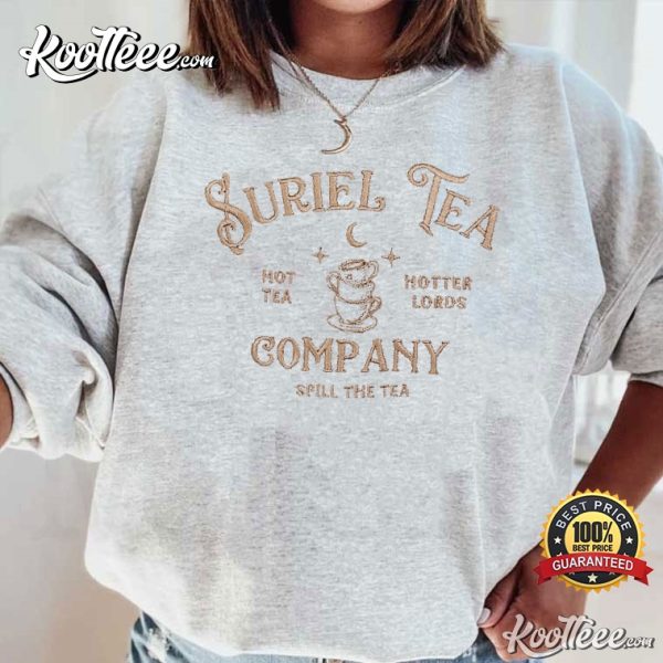 Suriel Tea Company Acotar Embroidered Sweatshirt