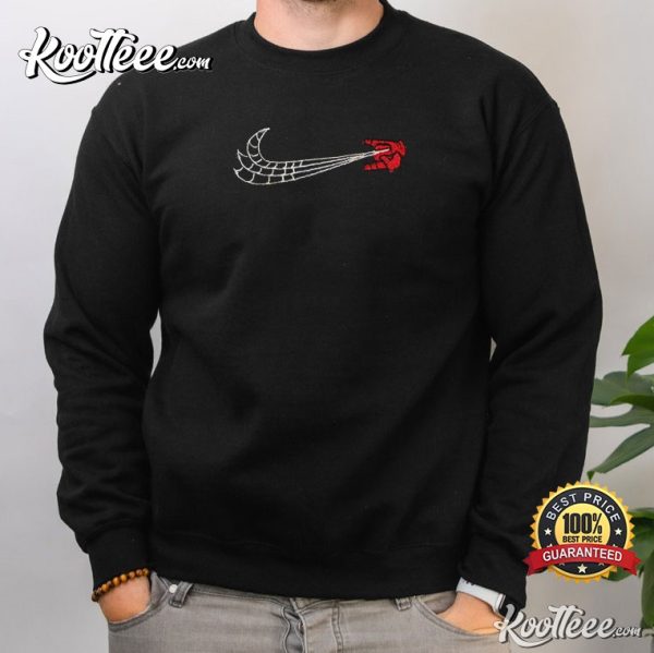 Spiderman Swoosh Embroidered Sweatshirt