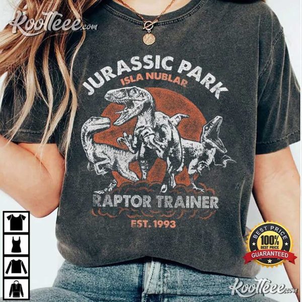 Jurassic Park Raptor Trainer T-Rex Dinosaurs T-Shirt