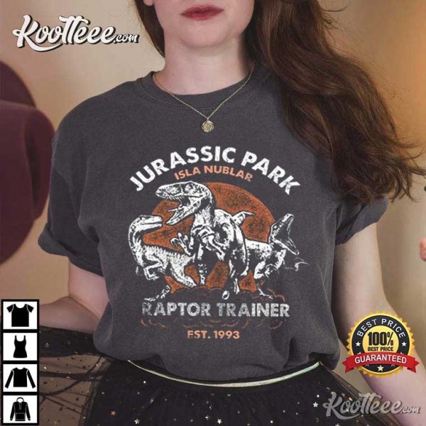 Jurassic Park Raptor Trainer T-Rex Dinosaurs T-Shirt