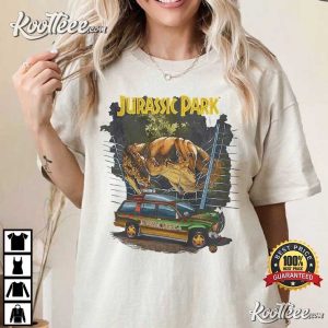 Vintage Jurassic Park Comfort Colors T Shirt (2)