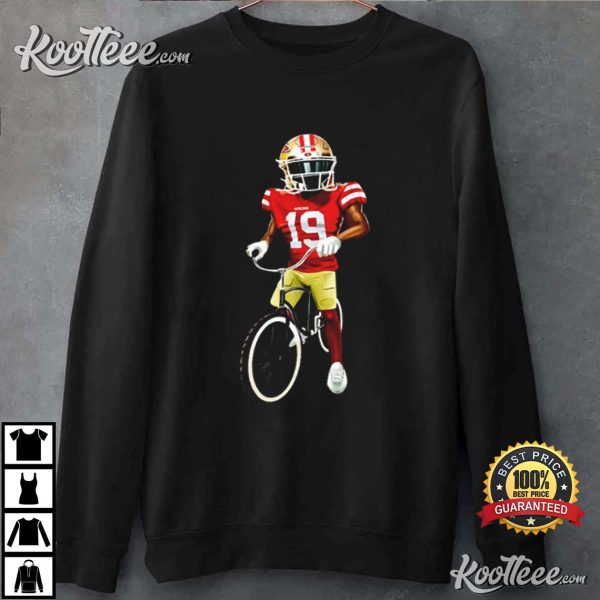 Deebo Samuel San Francisco 49ers Riding Bike T-Shirt