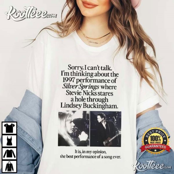 Stevie Nicks The 1997 Performance Of Silver Springs T-Shirt
