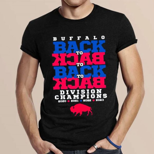 Buffalo Bills Football Back to Back Division Champions T-Shirt