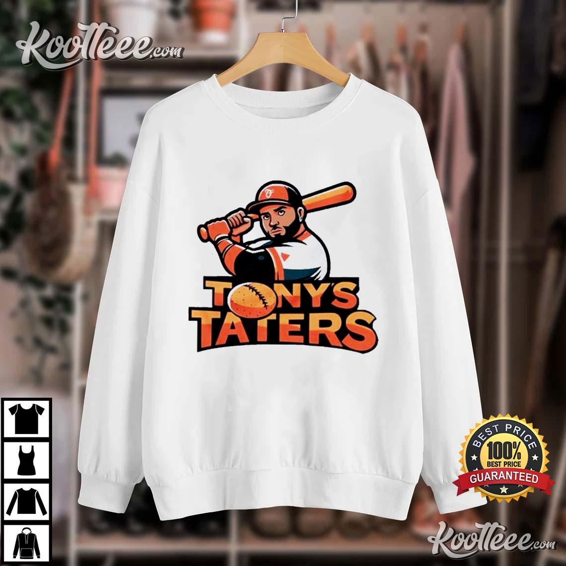 Tony Taters Baltimore Orioles Baseball T-Shirt