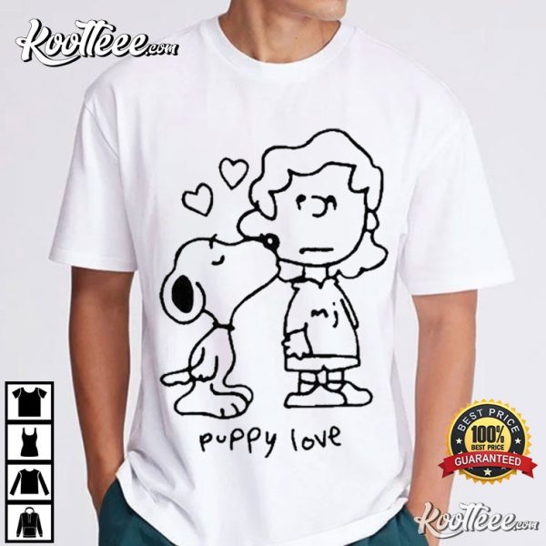 Snoopy Puppy Love Mom Jeans T-Shirt