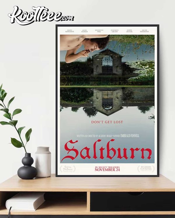 Saltburn Dont Get Lost Poster