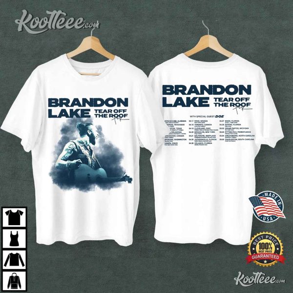 Brandon Lake Tear Off The Roof Tour 2024 T-Shirt