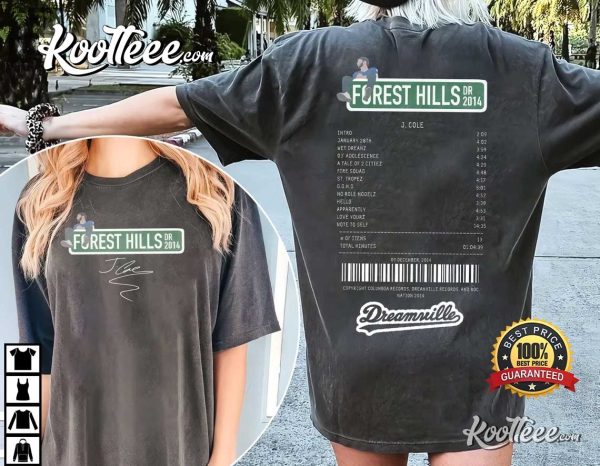 J Cole Dreamville Festival Forest Hills T-Shirt