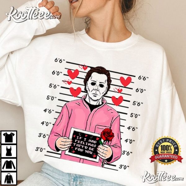 Michael Myers Horror Valentine’s Day Gifts T-Shirt
