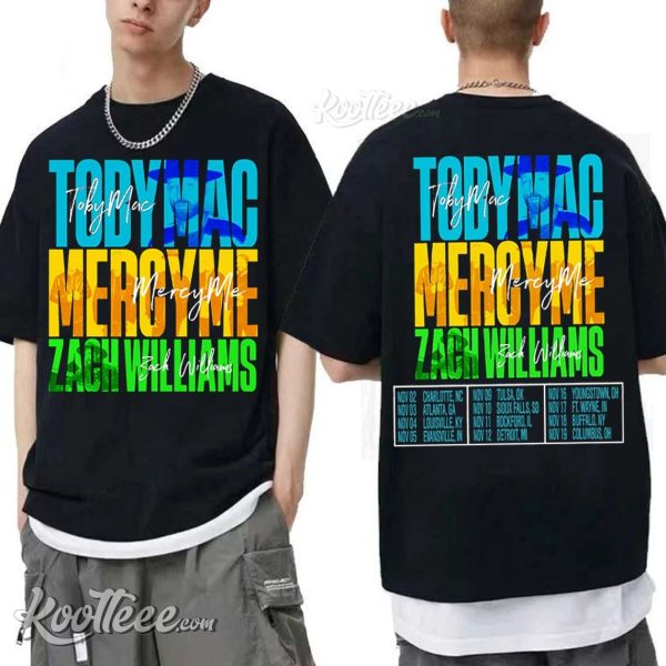 TobyMac MercyMe Zach Williams 2023 Tour T-Shirt