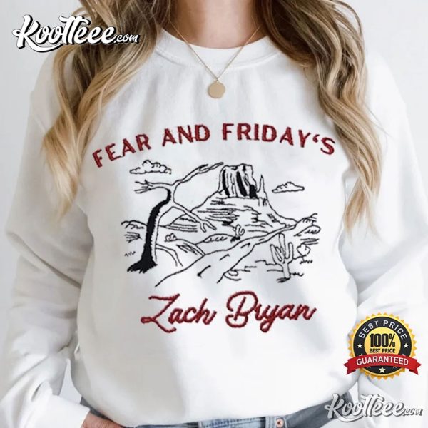Zach Bryan Fear and Fridays Embroidered Shirt
