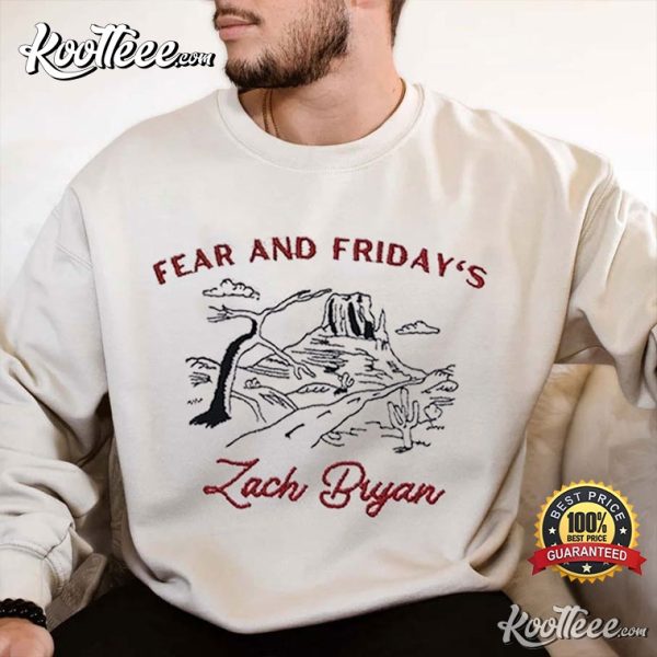 Zach Bryan Fear and Fridays Embroidered Shirt