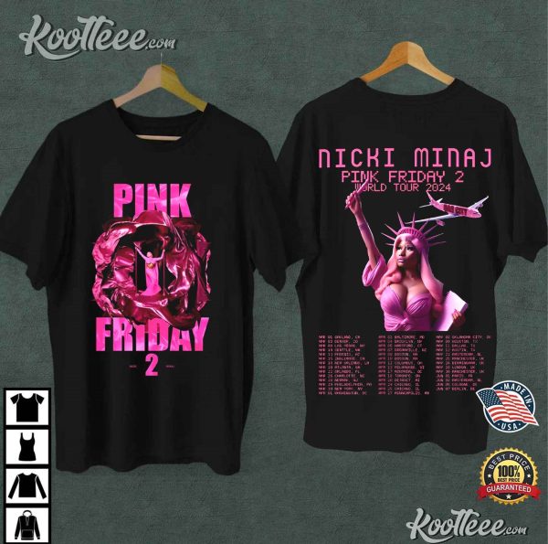 Nicki Minaj Pink Friday 2 Tour 2024 T-Shirt