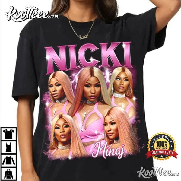 Nicki Minaj Pink Friday 2 Vintage 90s T-Shirt