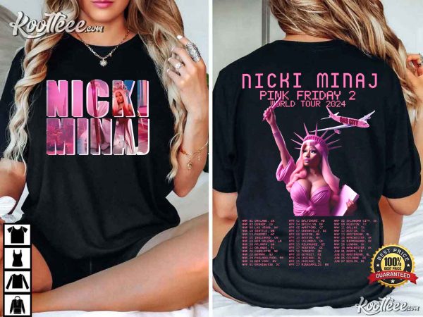 Nicki Minaj Pink Friday 2 World Tour 2024 T-Shirt
