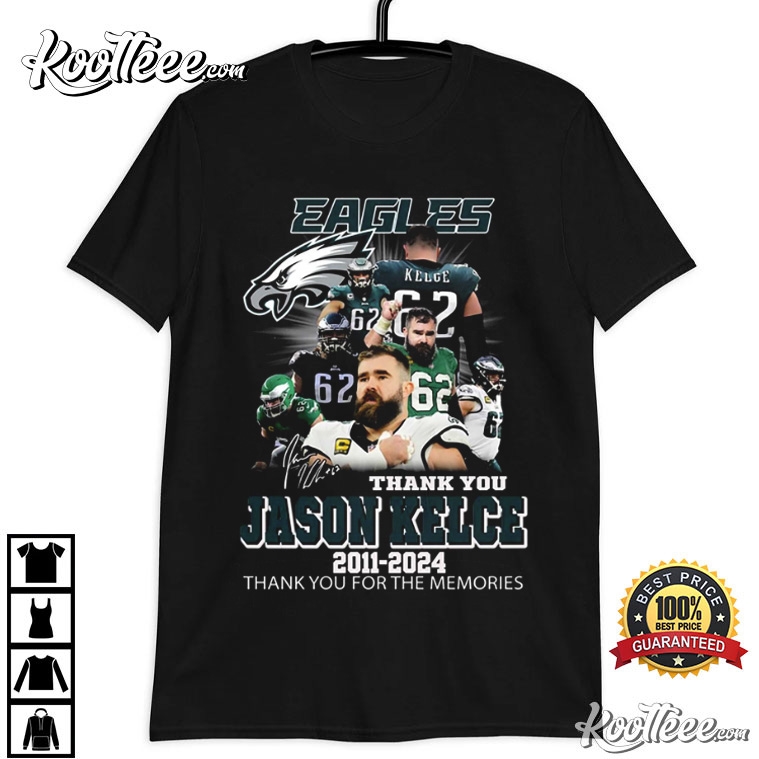 Jason Kelce Philadelphia Eagles 2011-2024 T-Shirt
