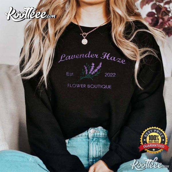 Lavender Haze Taylor Swift Embroidered Sweatshirt