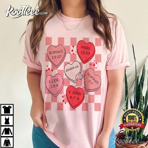 Bible Verse Christian Valentine’s Day Gift T-Shirt