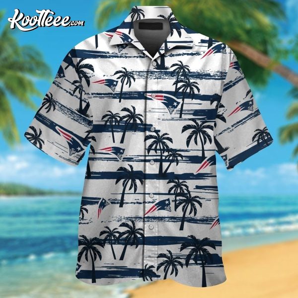 New England Patriots Tropical Hawaiian Shirt