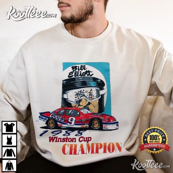 1988 Bill Elliott Nascar Winston Cup Champion T-Shirt