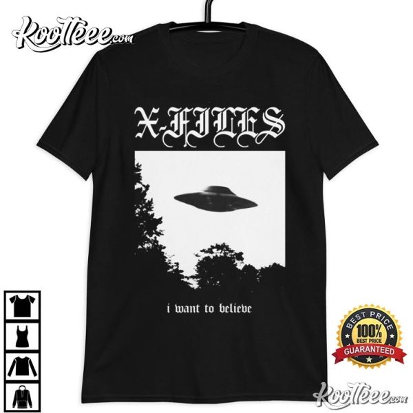 X Files UFO I Want To Believe T-Shirt