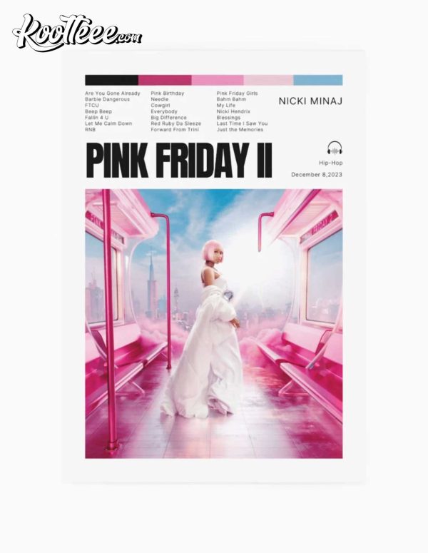 Nicki Minaj Pink Friday 2 Album Tracklist Poster