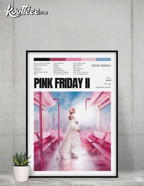 Nicki Minaj Pink Friday 2 Album Tracklist Poster