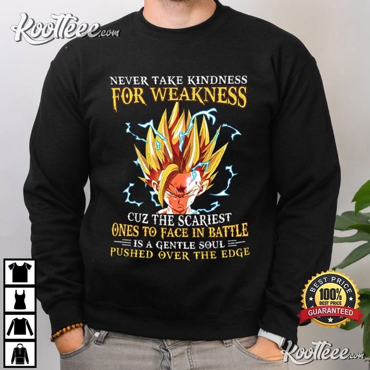 Gohan Dragon Ball Never Take Kindness For Weakness T-Shirt