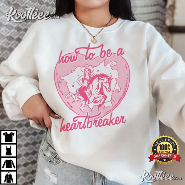 Heartbreaker Cowgirl Vintage Western T-Shirt