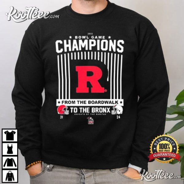 Rutgers Scarlet Knights 2023 Bowl Game Champions T-Shirt