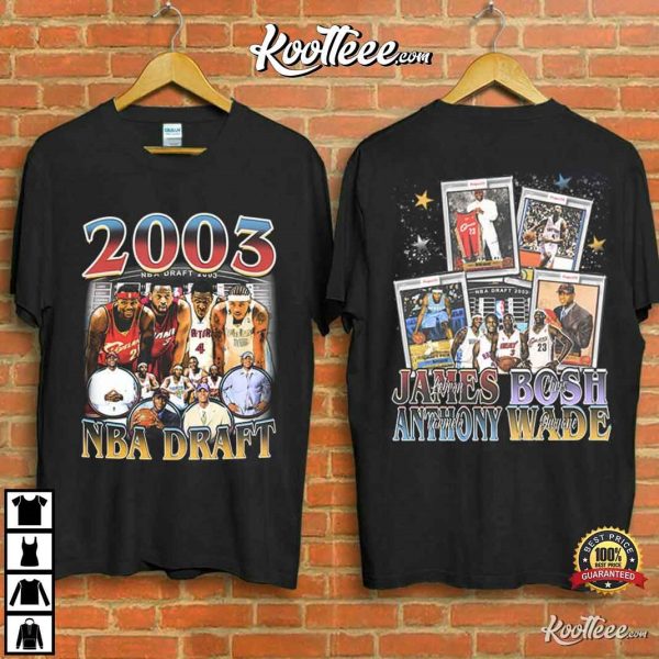 2003 NBA Draft American Basketball Vintage T-Shirt