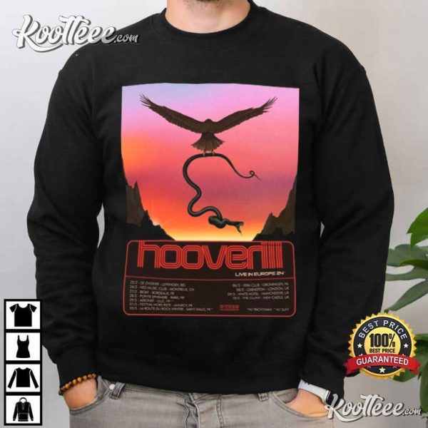 Hooveriii Europe Shows 2024 Poster T-Shirt