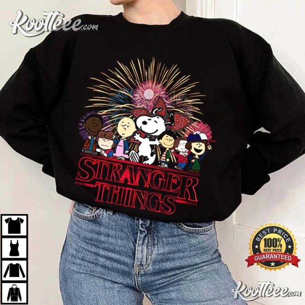 Peanuts Snoopy Stranger Things T-Shirt