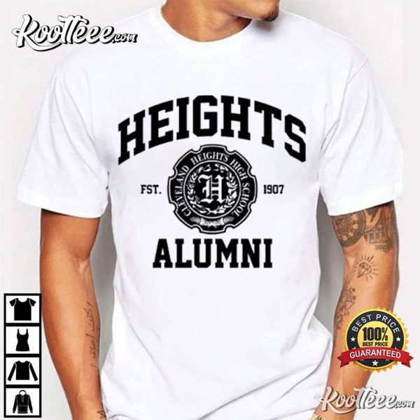 Travis Kelce Heights Alumni Est 1907 T-Shirt
