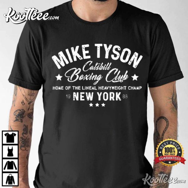 Mike Tyson Catskill Boxing Club 1988 Gym T-Shirt