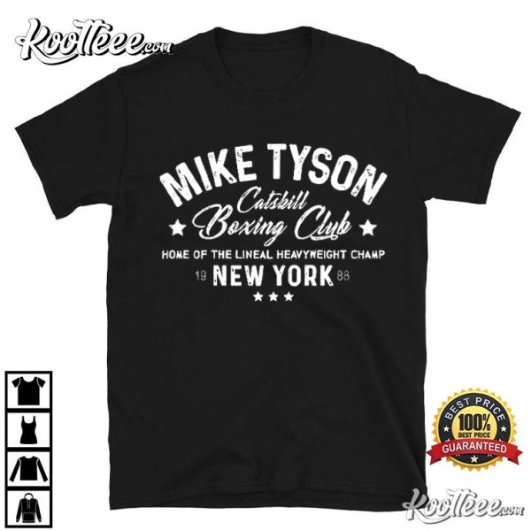Mike Tyson Catskill Boxing Club 1988 Gym T-Shirt
