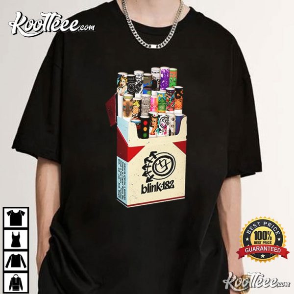 Blink 182 Cigarette Box Vintage T-Shirt