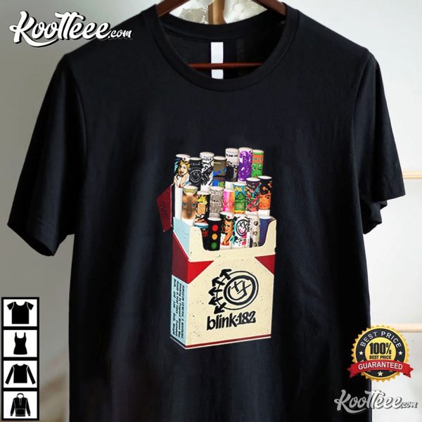 Blink 182 Cigarette Box Vintage T-Shirt