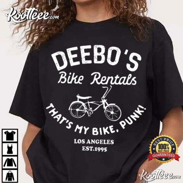 Deebos Bike Rental 1995 Vintage Funny T-Shirt
