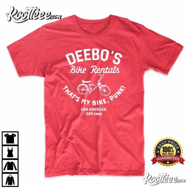 Deebos Bike Rental 1995 Vintage Funny T-Shirt