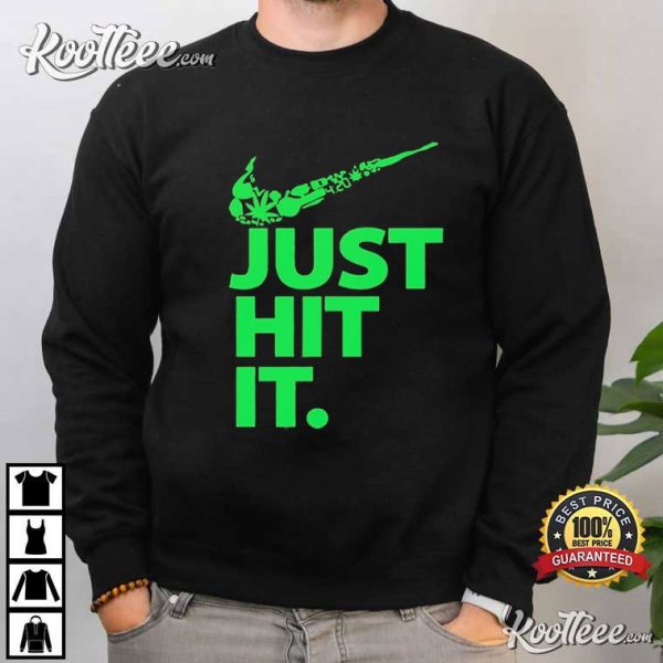 Just Hit It Funny Swoosh T-Shirt